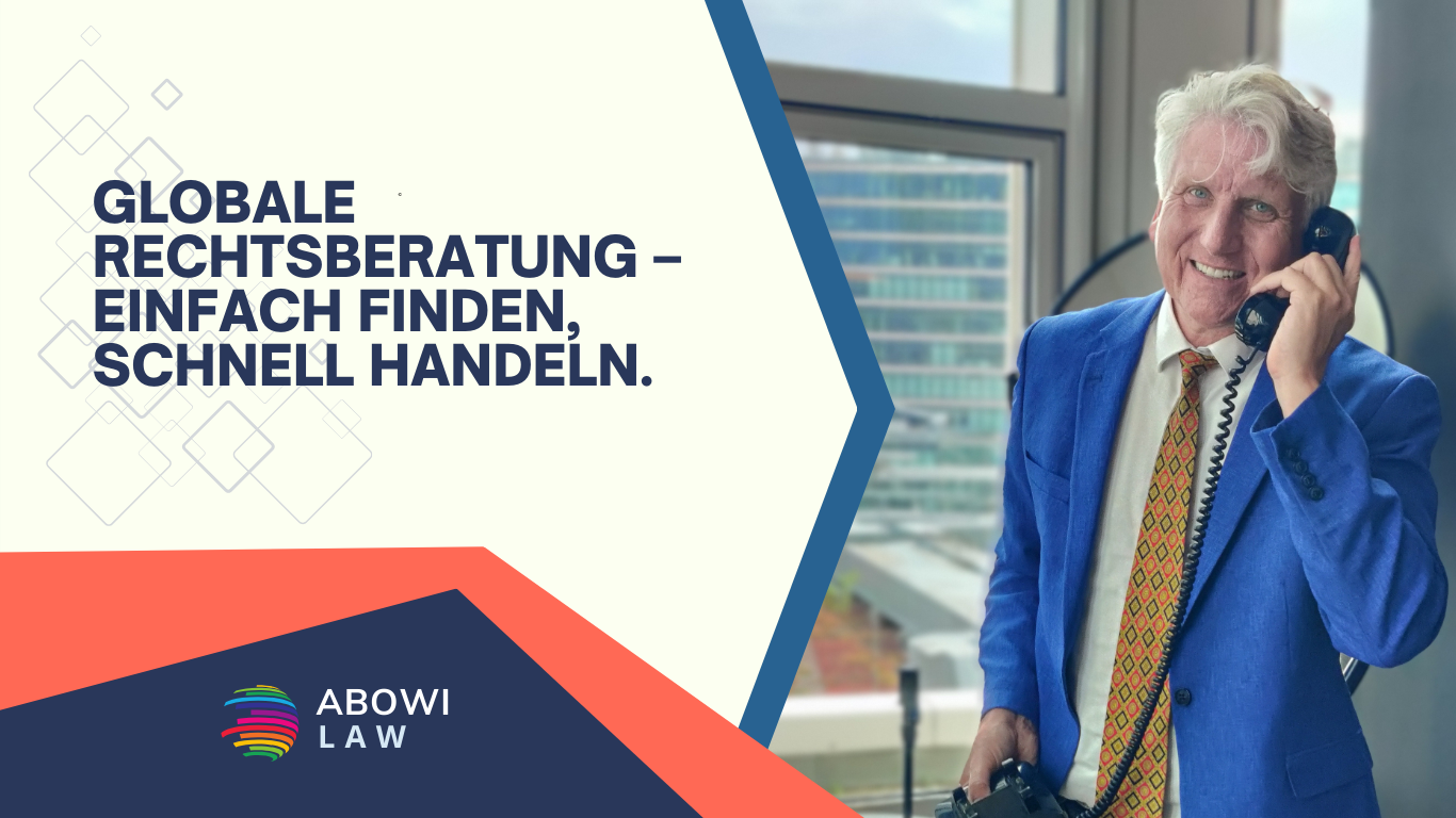 Globale Rechtsberatung von ABOWI Law mit dem Vertrauensanwalt Dr Thomas Schulte