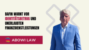 BaFin warnt vor Identitätsbetrug und unerlaubten Finanzdienstleistungen - Dr Thomas Schulte