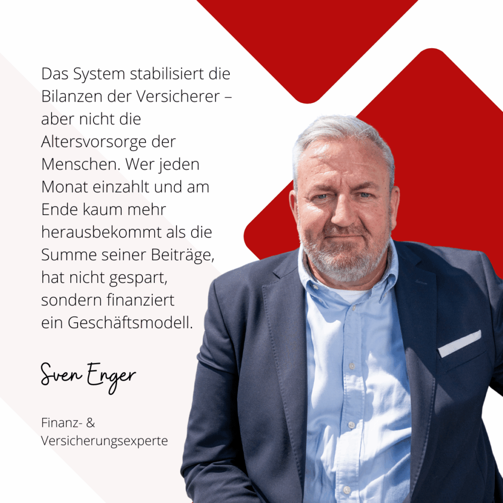 Versicherer profitieren von der Altersvorsorge - Sven Enger
